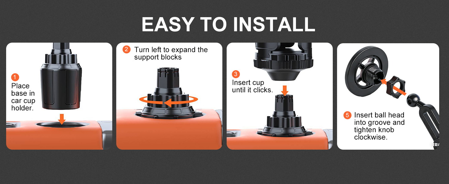 Car magnetic phone holder