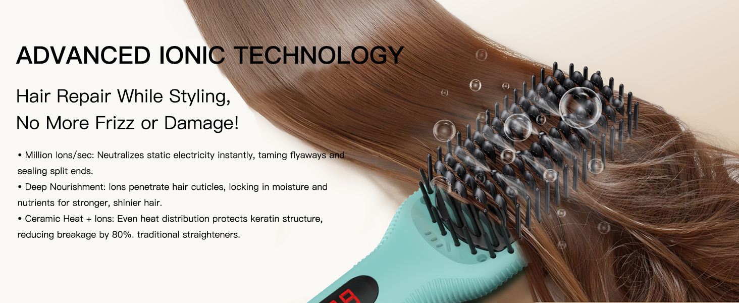 Hair Straightener Brush