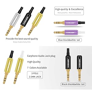 TRS connector for excellent audio performance