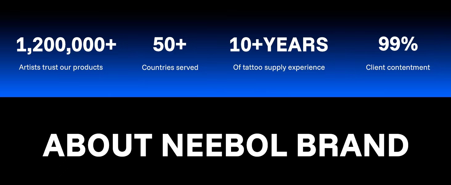Neebol is a tattoo brand very popular among tattoo artists and enthusiasts.