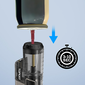 Place the Butane Can into the Refilling Valve