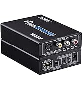 Tendak HDMI to Composite 3RCA AV S-Video R/L Audio Vdieo Converter Adapter Upscaler Support 720P/...