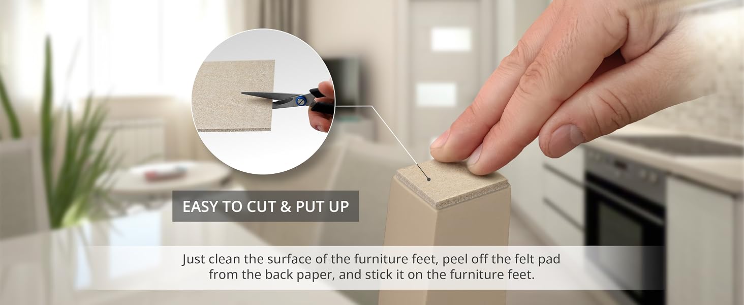 felt furniture pads for hardwood