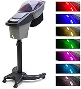 Elitzia 7 Color Hair Steamer Black Hooded Micro Mist Ozone for Natural Black Hair Adjustable Heig...