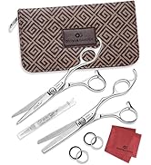 Olivia Garden SilkCut Professional Shear &amp; Thinner Case - Razor Sharp Blade, Ergonomic Handle