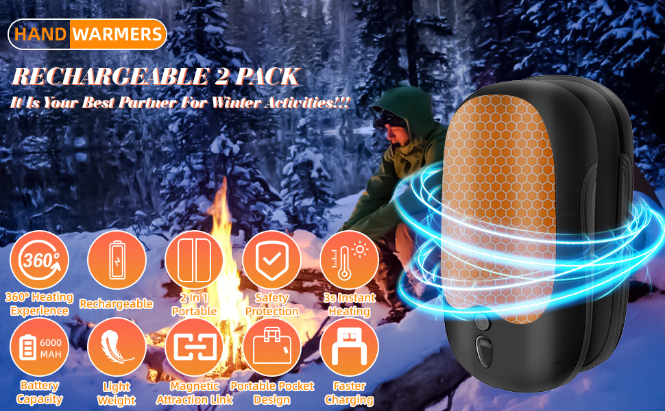 Our Hand Warmers are a must-have camping and deer hunting gear for anyone who loves the outdoors.