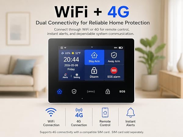 WiFi + 4G