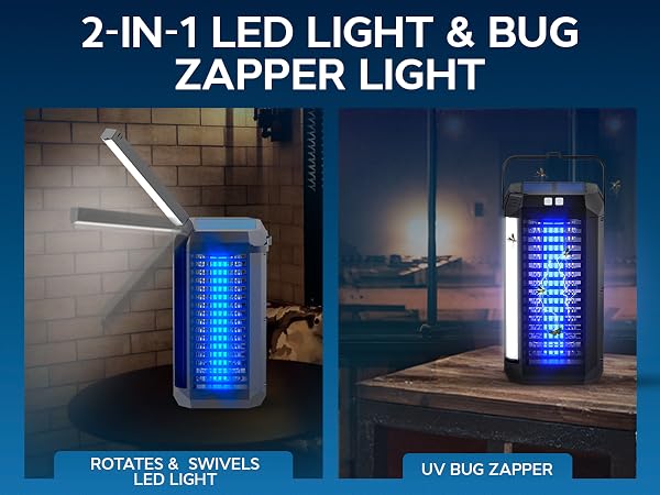 2 in 1 led light &amp; bug zapper light