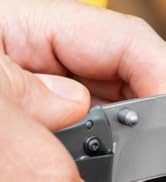 Orange Ninja All-in-1 Tool Sharpener for Pocket Knives,Lawn Mower Blade, Axe, Hatchet, Machete, P...