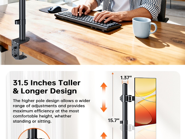 double monitor stand
