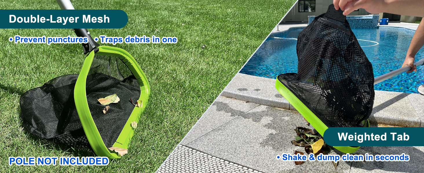 Double-layer mesh for long-lasting durability