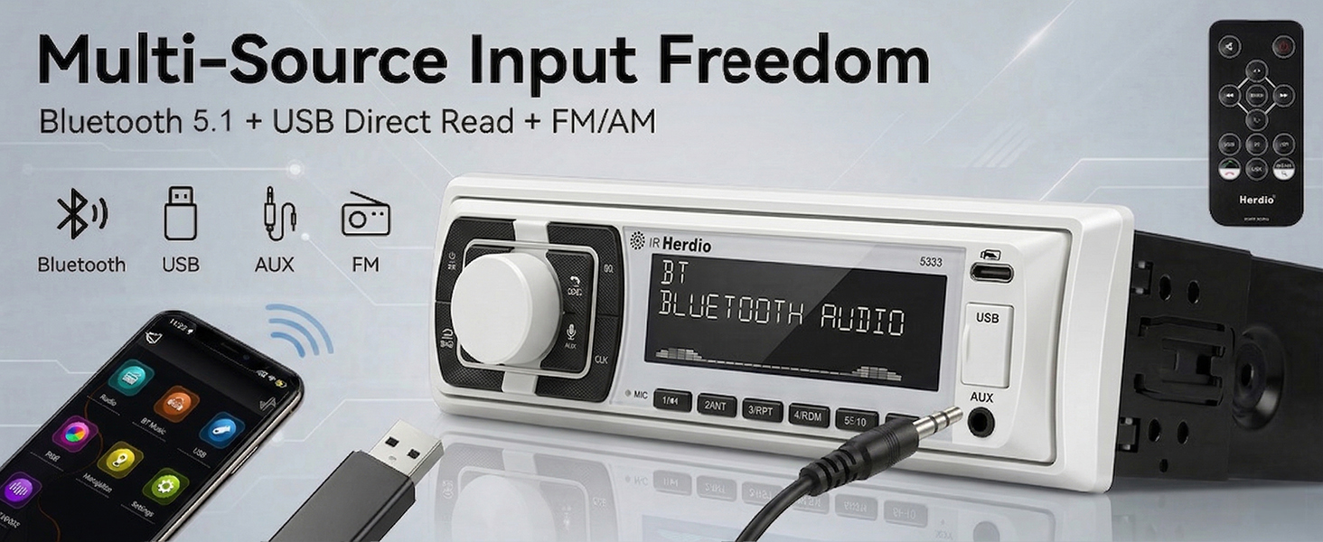 marine stereo receiver