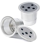 SHANGSKY Reusable Coffee Pods for Keurig, Stainless Steels K Cup Pod for Keurig K Supreme and K S...