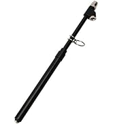 MEASUREMAN Heavy Duty Dual Head Truck Tire Gauge, Solid Brass Body, Black Painting, Aluminum Slid...