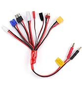 RC Lipo Battery Charger Adapter Connector Splitter Wire 8 in 1 Octopus Convert Cable to 4.0mm Ban...