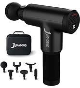 JMADENQ Massage Gun Deep Tissue Percussion Electric Muscle Massager, Portable Handheld Ultra-Quie...
