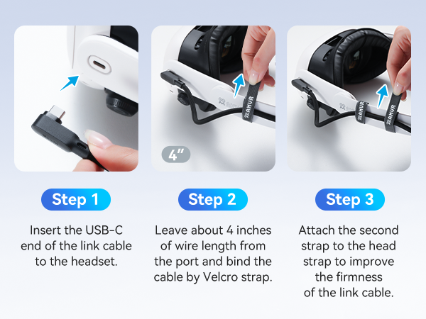 Install the binding strap