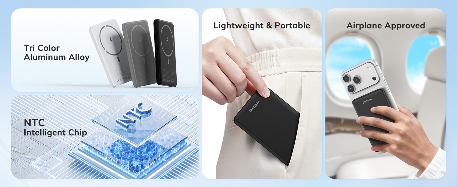 magnetic wireless power bank portable charger power bank magsafe