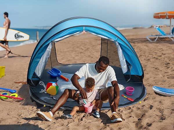 pop up beach tent