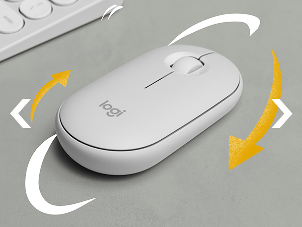 angle zoom of pebble 2 m350s wireless white mouse 