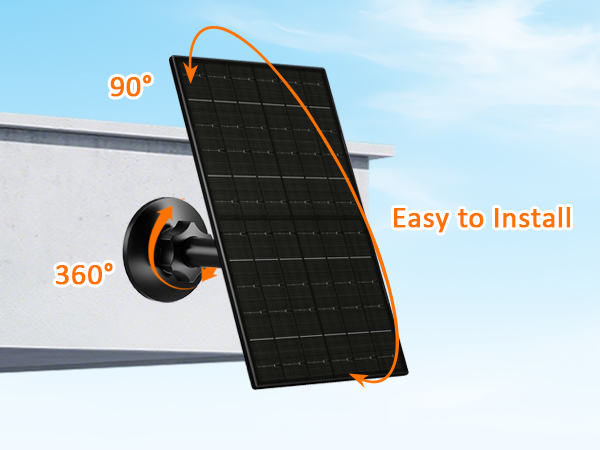 Solar Panel for Security Camera