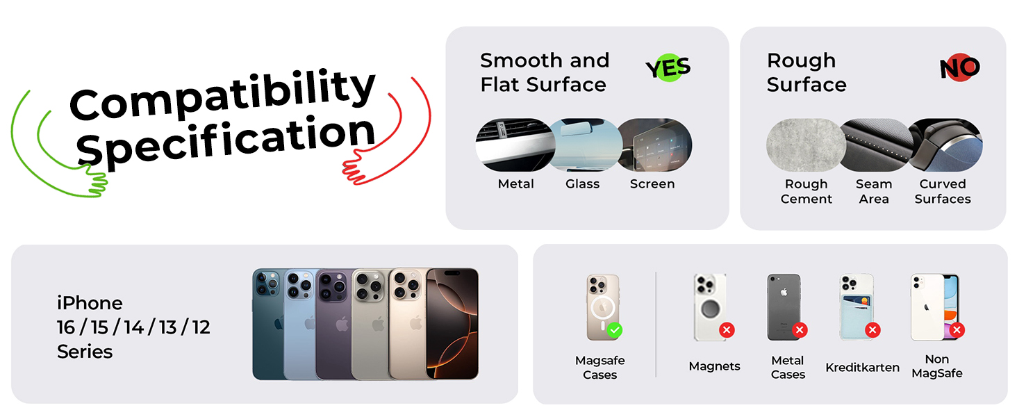 Vacuum Suction Phone Holder