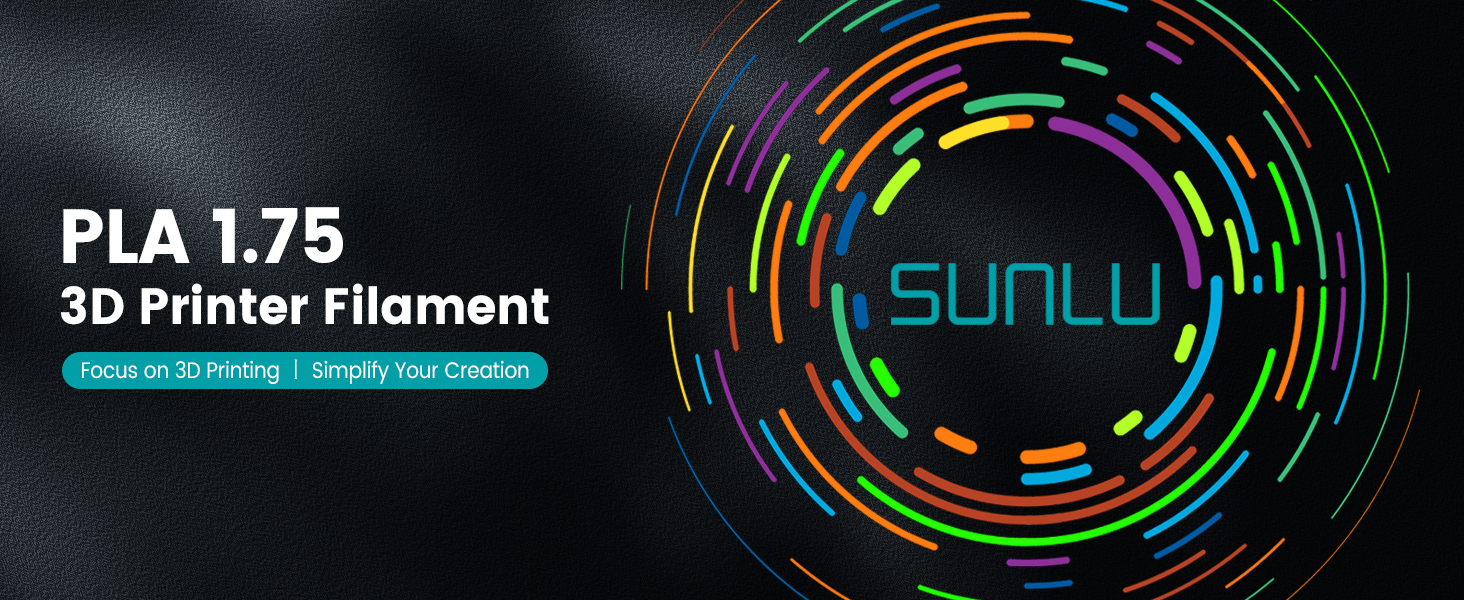 sunlu 3d printer filament pla filament 1.75 mm pla 1.75