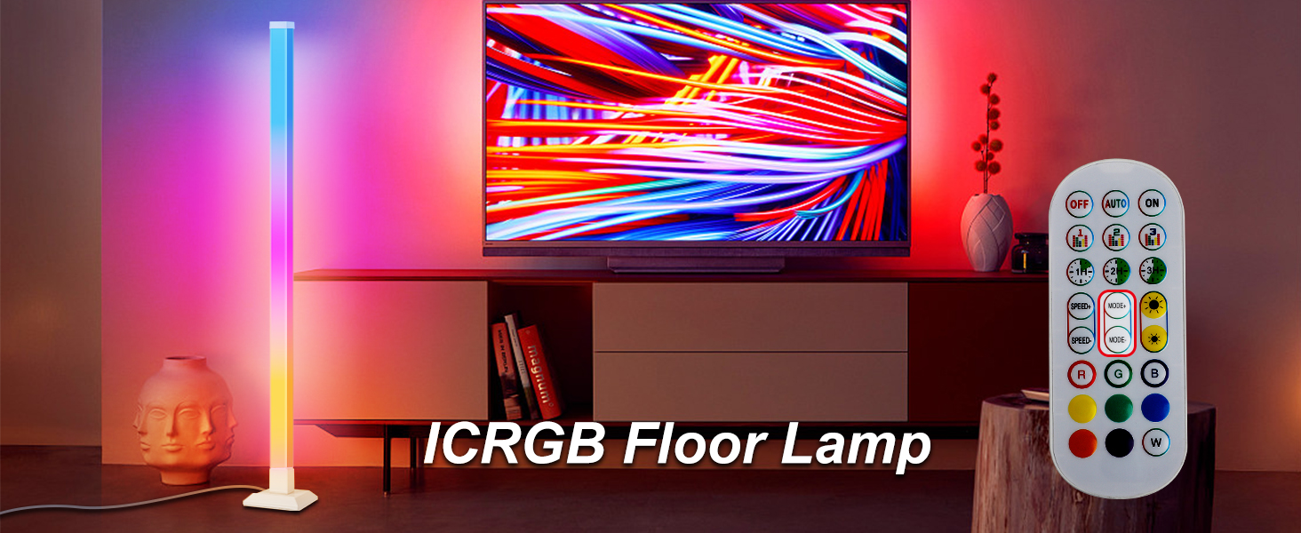 Floor Lamp with Remote