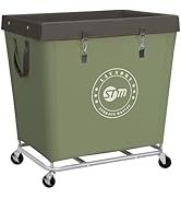 STORAGE MANIAC Commercial Laundry Hamper with Heavy Duty Steel Frame, 320 L Industrial Laundry Ba...