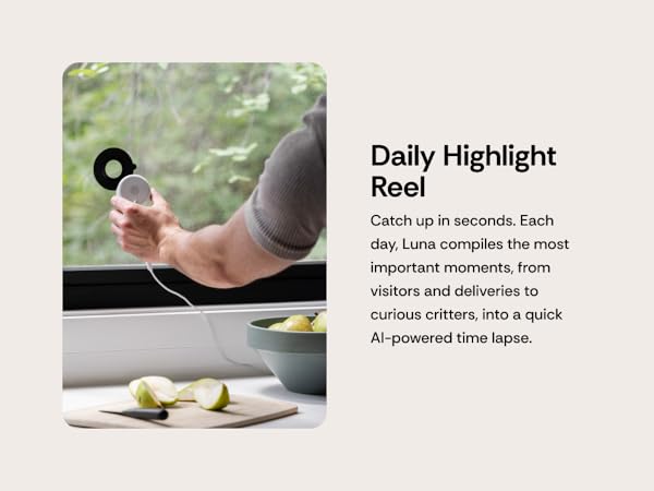 3MP 2K Window Camera Indoor Security Camera Pet/Person/Vehicle AI Motion Detection