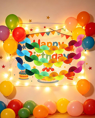 colorful garland