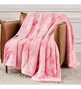 Homemate Heated Blanket Electric Throw - 50x60 Heating Blanket Throw 5 Gears Auto-Off 10 Heat Lev...