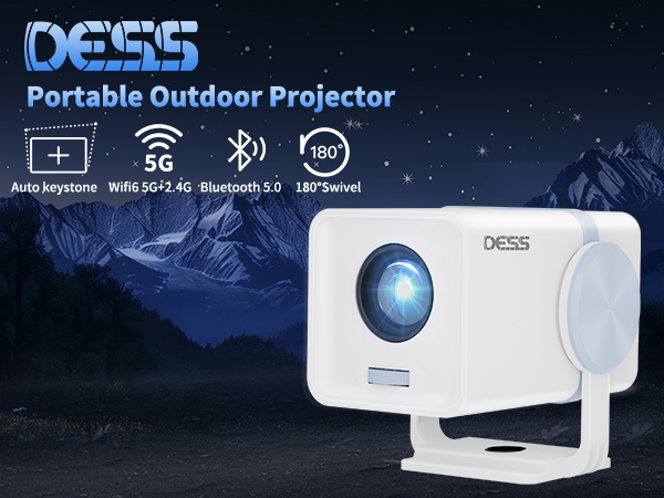 outdoor projector, mini projector ,projector with wifi and bluetooth