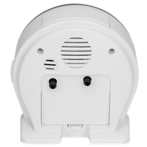 922 white clock two knobs