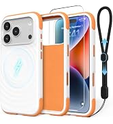 GOODVISH for iPhone 17 Pro Case, Stylish White