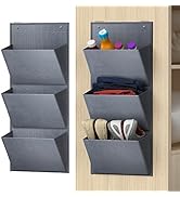 Yocice Wall Mounted Hanging Organizer 2Pack,Shoes Rack/Can Store 6Pairs of Plus-Size Sneakers,Als...