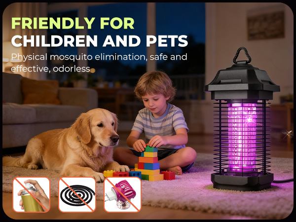 friendly to use in home indoor due to protective mesh around