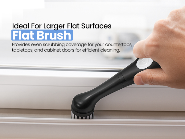 Stiff bristle grout brush for deep cleaning