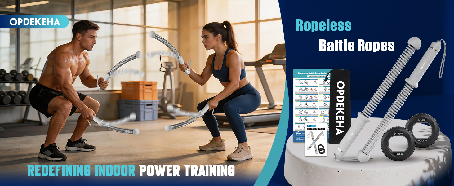 ropeless battle ropes for home gym