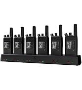 Cobra Performa 450 Business Walkie Talkies (6 Pack) – 6 Dedicated LMR Channels, UHF &amp; LMR, 18-Hou...