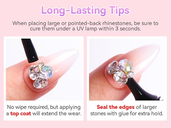 nail rhinestone glue