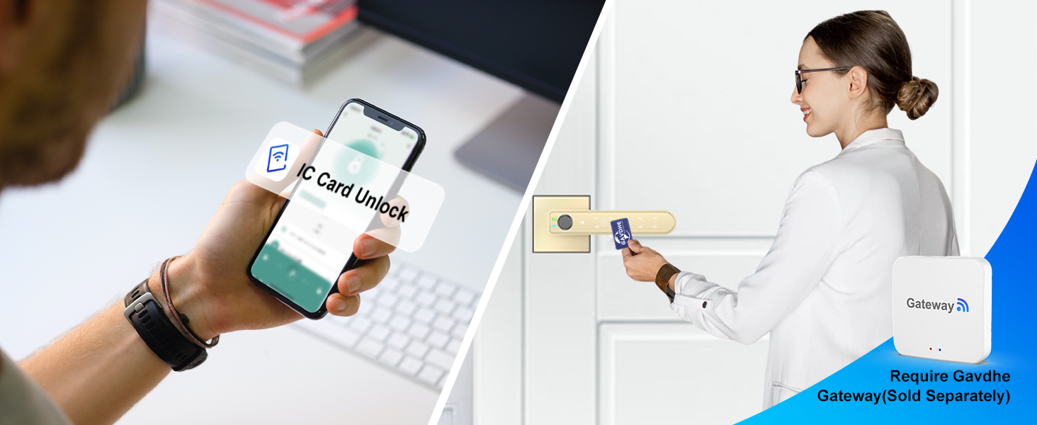 indoor knob with fob gold