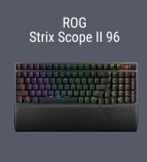 ASUS ROG Strix Scope II 96 Wireless Mechanical Gaming Keyboard – 96% Full-Size, Tri-Mode Connecti...
