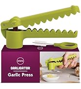 NEW!!! Garligator Garlic Press by OTOTO - Garlic Mincer Tool - Funny Gifts - Alligator Garlic Pre...