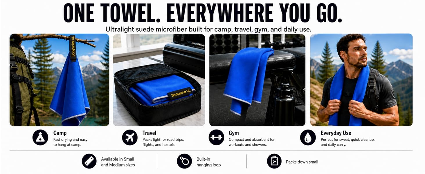 one towel everywhere you go