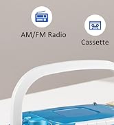 cd cassette tape player boombox boom box fm radio