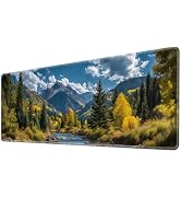 Big Pine Lakes Gaming Mouse Pad Large Desk Mat Extended Keyboard Mouse Pad Anime Mousepad with No...