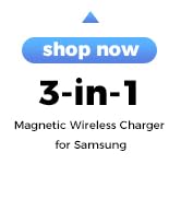 3 in 1 wireless charger stand samsung galaxy S26 Ultra S25 S24 flip 6 fold 5 watch earbuds classic