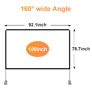 Super wide viewing angle