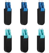 3 Pcs Single Mode 9/125um LC/UPC Fiber Optic Loopback Adapter and 3 Pcs Multi Mode 50/125um LC/UP...